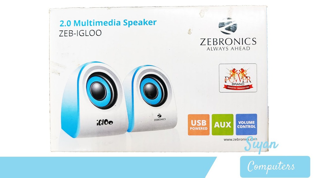 Speaker Zebronics - IGLOO 2.0 USB