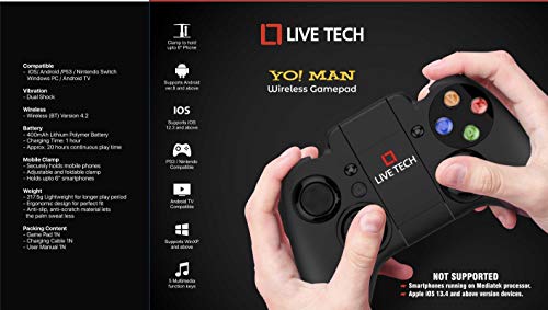 LIVE TECH YO! Man Wireless Gamed