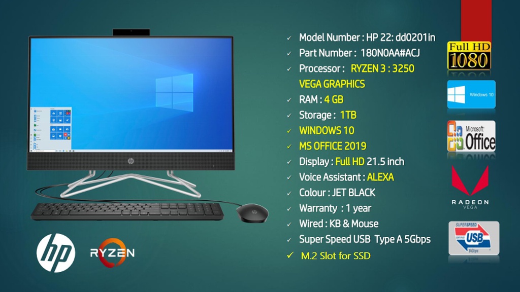 Laptop HP 22:dd0201in