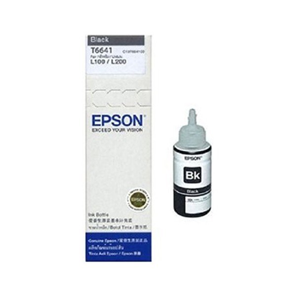 Epson 6641 Black Ink Bottle - 70 ml
