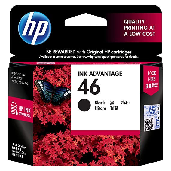 HP 46 original black colour INK advantage cartridge(CZ637AA)