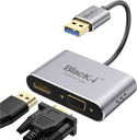 USB 3.0 To HDMI Converter, Male, VGA BI-U3HV